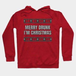 Merry Drunk I'm Christmas Hoodie